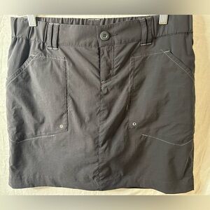 Eddie Bauer Sport Active Fit Black Skort Built-In Shorts Size M